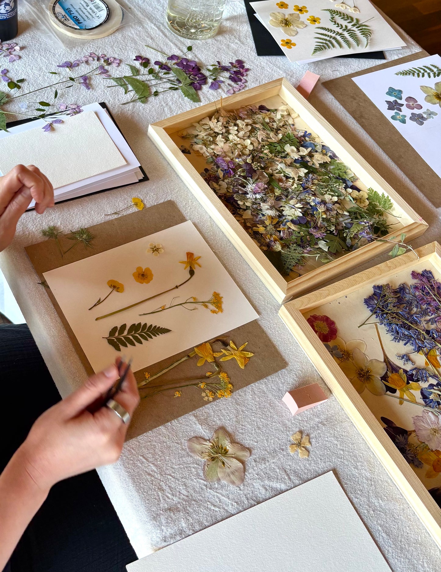 Vancouver Pressed Flower Art Workshop | Create your own botanical artwork!