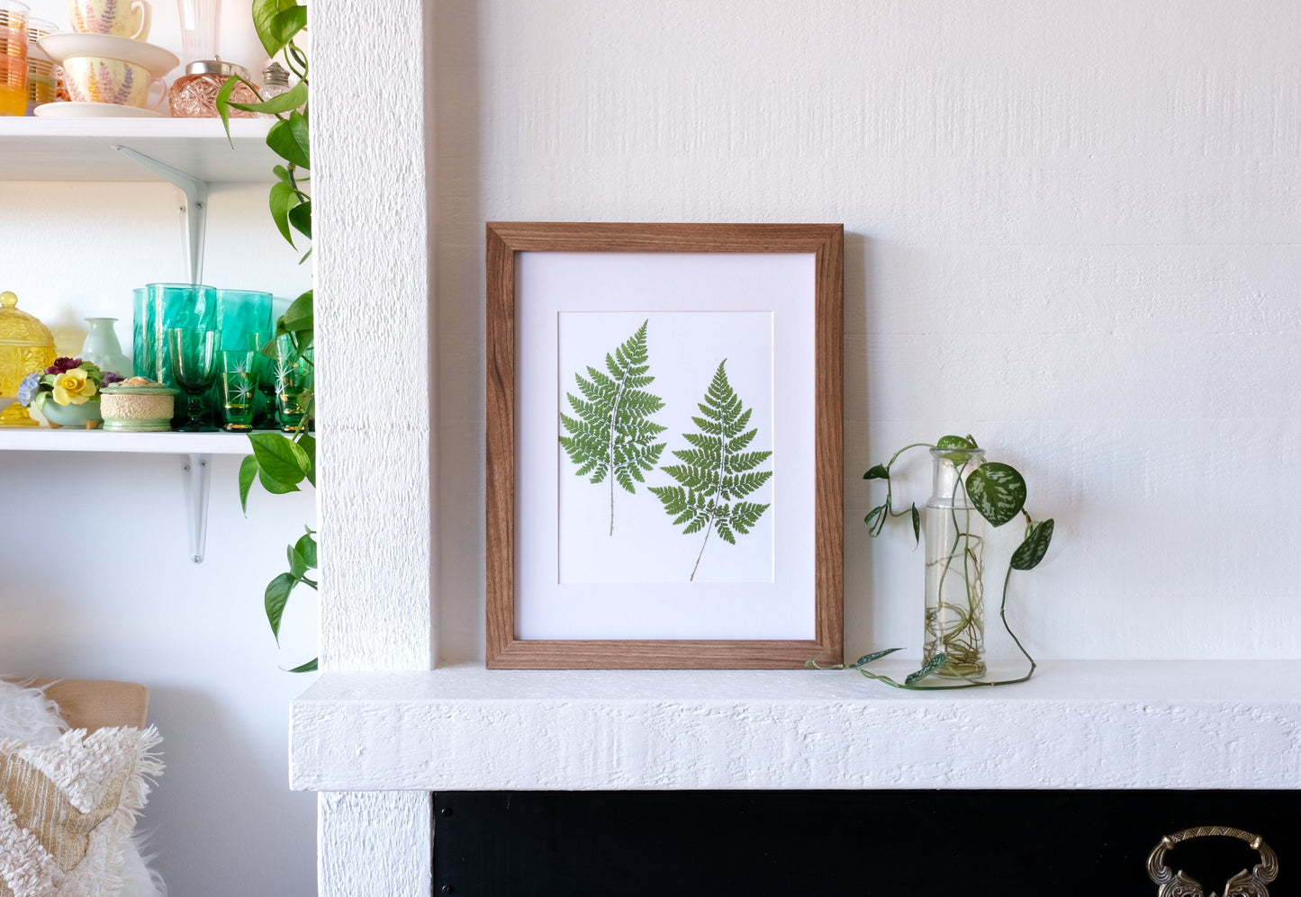 Pressed Fern Duo Art Print | 8x10 Print